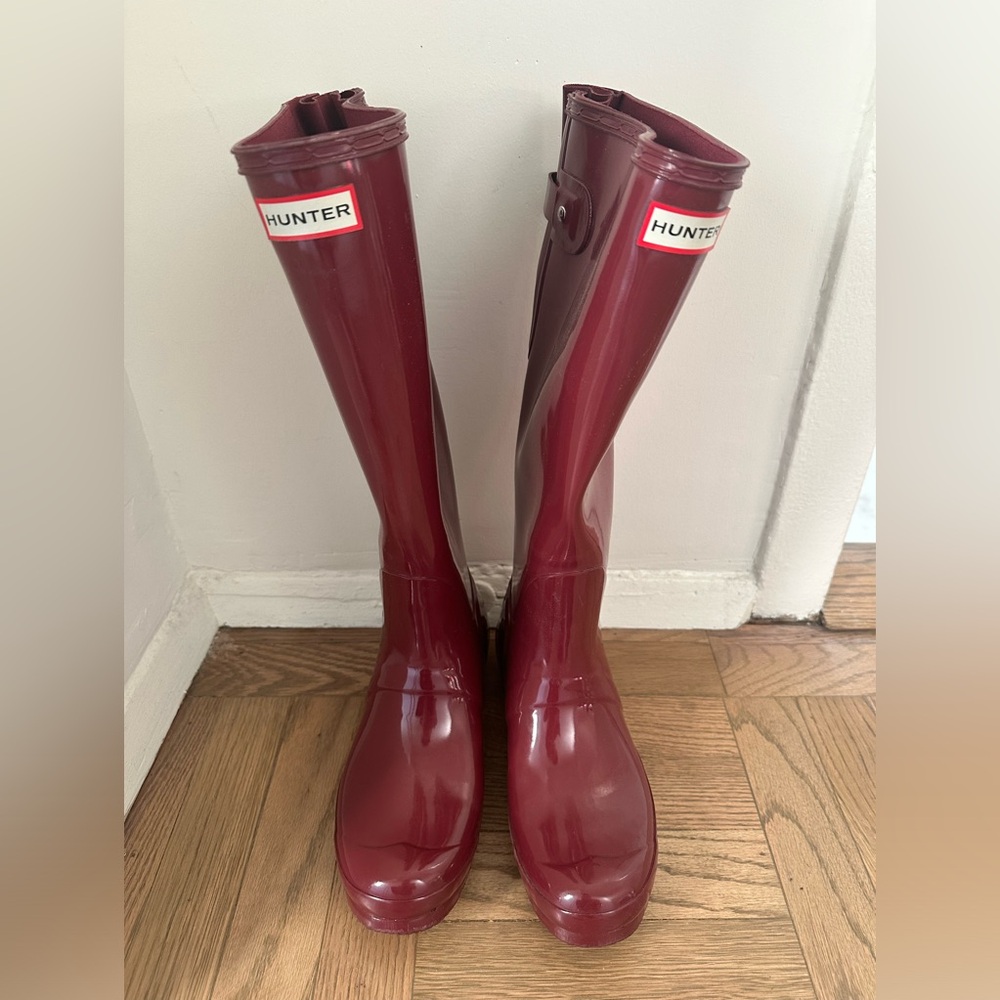 Maroon Hunter Boots